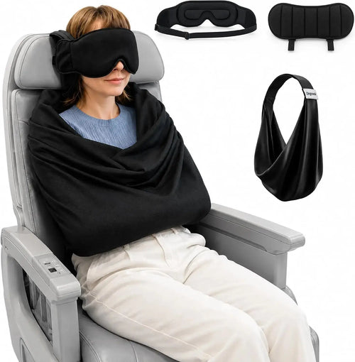 3-in-1 Travel Pillow Eye Mask3-in-1 Travel Pillow Eye Mask